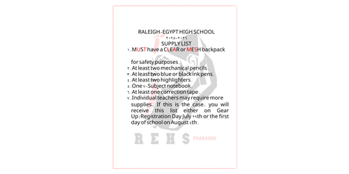 Supply List 2025-2026